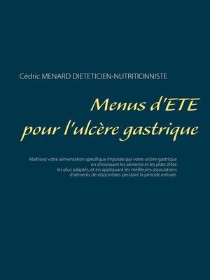 cover image of Menus d'été pour l'ulcère gastrique